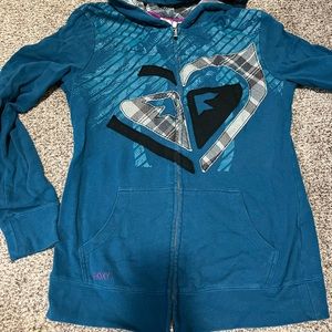 Roxy Blue Zip Up